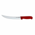 Omcan Canada Smallwares Each Omcan 23892 8" Breaking Knife with Red Super Fiber Handle | Denson CFE