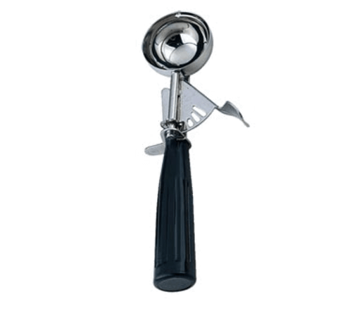 Omcan Canada Smallwares Each Omcan 34847 1 1/4 oz Ice Cream Disher with Black Plastic Handle (Size 30) | Denson CFE