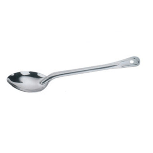Omcan Canada Smallwares Each Omcan 80710 13" Heavy-Duty Stainless Steel Solid Basting Spoon | Denson CFE