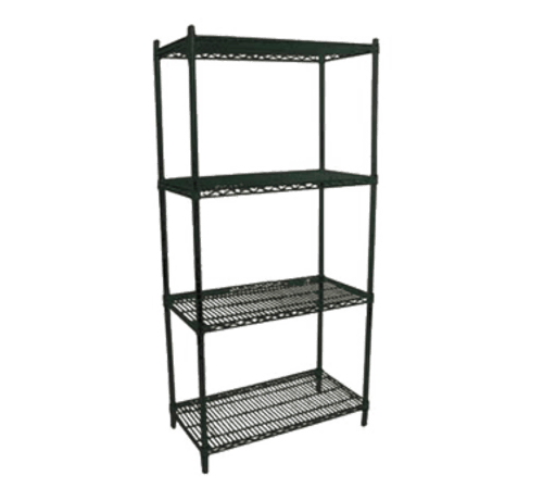 Omcan Canada Storage & Transport Each Omcan 20147 - 48 Inch Green Epoxy Coated Wire Shelf, NSF Approved | Denson CFE