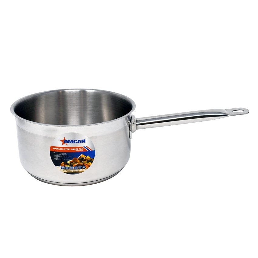 Omcan Canada Unclassified Ea Omcan 80432 3.5 QT Stainless Steel Sauce Pan with Cover and Handle | Denson CFE
