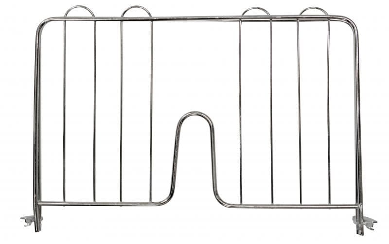 Omcan Canada Unclassified Each Omcan 24255 14" Pressure Fit Chrome Shelf Divider | Denson CFE