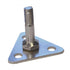 Omcan Canada Unclassified Each Omcan 24829 Foot Plate for Wire Chrome and Epoxy Shelving | Denson CFE