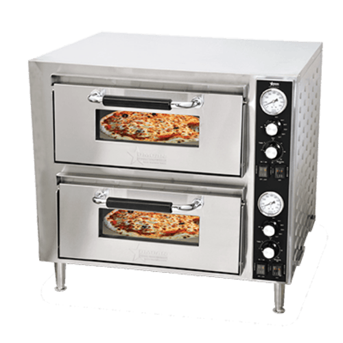 Omcan Canada Unclassified Each Omcan 39580 Countertop Double Quartz Pizza Oven | Denson CFE