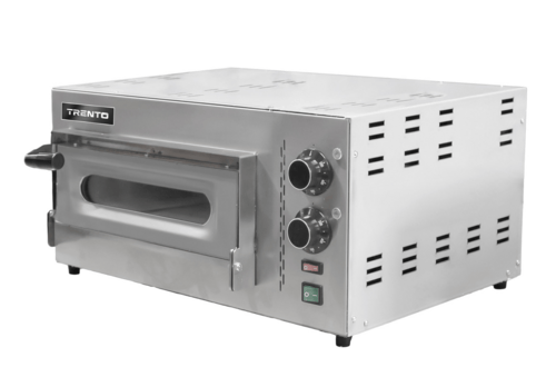 Omcan Canada Unclassified Each Omcan 40633 Trento Compact Series 23″ Single Chamber Pizza Oven with 13.75″ Chamber – 2.20 kW, 220 V, 1 Ph | Denson CFE