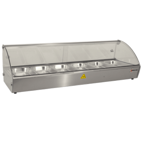 Omcan Canada Unclassified Each Omcan 43119 - 44 Inch Countertop Food Warmer Display Case, Full Service, Stainless Steel | Denson CFE