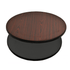 Omcan Canada Unclassified Each Omcan 43178 36″ x 1″ Mahogany/Black Round Table Top | Denson CFE
