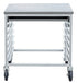 Omcan Canada Unclassified Each Omcan 44722 28.25″ x 18″ x 30″ Aluminum Meat Slicer Cart | Denson CFE
