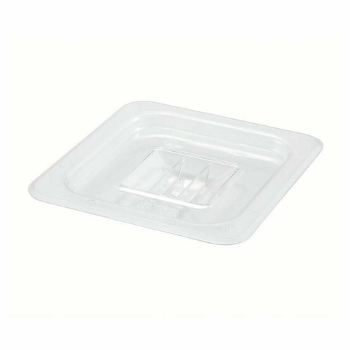 Omcan Canada Unclassified Each Omcan 80015 Polycarbonate Clear Solid Cover for 1/6 Size Food Pans | Denson CFE