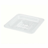 Omcan Canada Unclassified Each Omcan 80015 Polycarbonate Clear Solid Cover for 1/6 Size Food Pans | Denson CFE