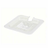 Omcan Canada Unclassified Each Omcan 80016 Polycarbonate Clear Slotted Cover for 1/6 Size Food Pans | Denson CFE