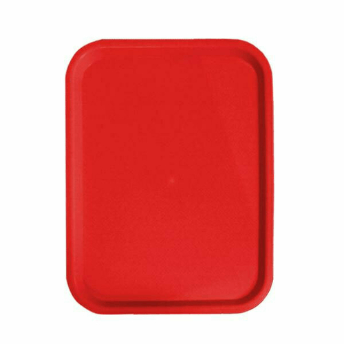 Omcan Canada Unclassified Each Omcan 80098 12″ x 16″ Red Fast Food Tray | Denson CFE