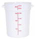 Omcan Canada Unclassified Each Omcan 80235 22 QT Polypropylene White Round Food Storage Container | Denson CFE