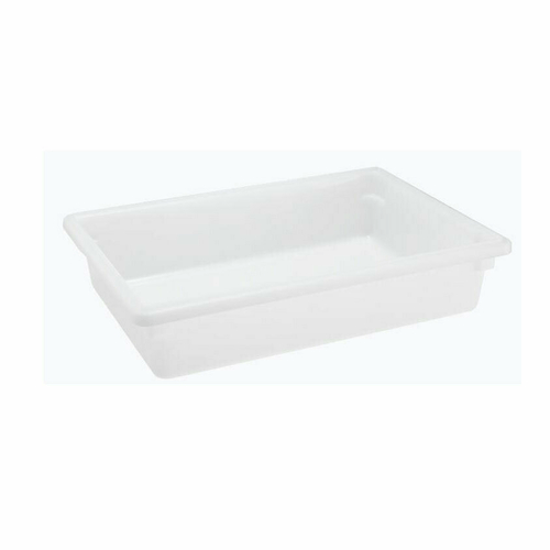 Omcan Canada Unclassified Each Omcan 85129 18″ x 26″ x 6″ Polypropylene Rectangular White Food Storage Container | Denson CFE