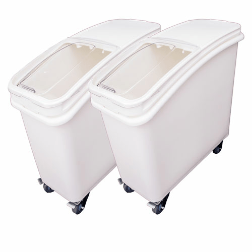 Omcan Canada Unclassified Set Omcan 79.5 L Ingredient Bin with Sliding Lid and Scoop (Pack of 2) – 80985 | Denson CFE