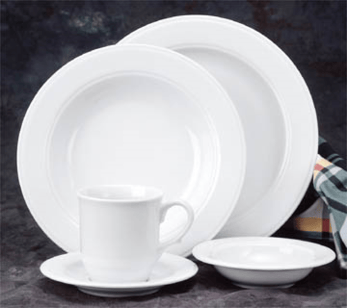 Oneida Canada Dinnerware 3 Dozen / Glass Oneida R4130000117 Rego Bright White 6-1/4" RE Plate | Denson CFE