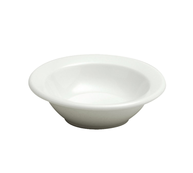 Oneida Canada Dinnerware Case / Porcelain Oneida F8000000710 4 1/2 oz Round Buffalo Fruit Bowl - Porcelain, Bright White