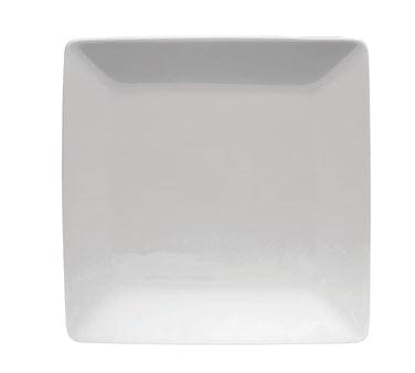 Oneida Canada Dinnerware Dozen / China / Bone White Oneida Buffalo F8010000136S Bright White Ware 8 1/2 inch Rolled Edge Porcelain Square Plate | Denson CFE