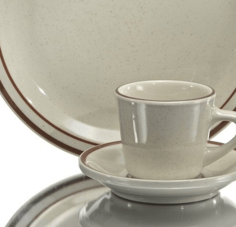 Oneida Canada Dinnerware Dozen Dunes Ivory Salem 5-3/4" Saucer - Case of 36 | Denson CFE