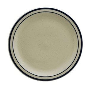 Oneida Canada Dinnerware Dozen / Melamine / Ivory Buffalo R4238028118 Blue Ridge Ivory Plate, 6-3/8 inch Round with Narrow Rim | Denson CFE