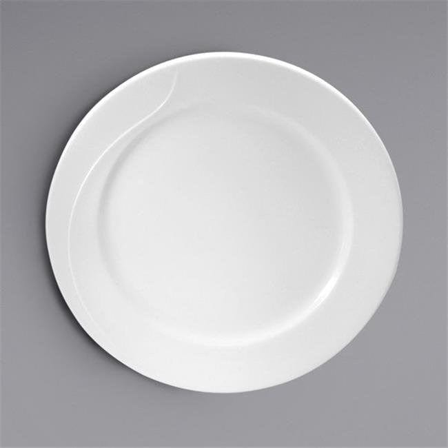 Oneida Canada Dinnerware Dozen Oneida F1100000117 Eclipse Bone China Plate, 6-1/4" dia., Round, White | Denson CFE