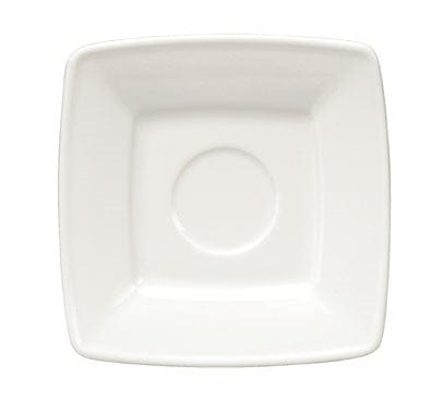Oneida Canada Dinnerware Dozen Oneida F5020000500 Quartet™ White Porcelain Square Saucer | Denson CFE
