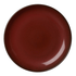 Oneida Canada Dinnerware Dozen Oneida- Plate, 6-1/2" dia., round, coupe, two-tone glaze, porcelain, crimson, Rustic