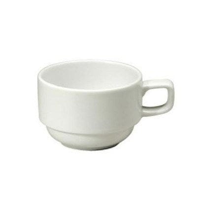 Oneida Canada Dinnerware Dozen / Porcelain Cup, 7-1/2 oz., 4", stackable, porcelain, bright