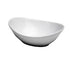 Oneida Canada Dinnerware Dozen / Porcelain / White Oneida Buffalo F8010000758 Bright White Ware 25 oz. Oval Porcelain Bowl - 24 Case
