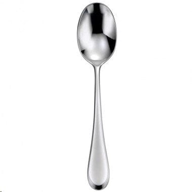 Oneida Canada Flatware Dozen / Lumos Oneida B856SDEF Lumos 7 3/4" Heavy Weight Oval Soup / Dessert Spoon, 18/0 Stainless Steel | Denson CFE