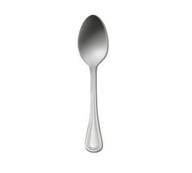 Oneida Canada Food Service Supplies Dozen Oneida B169SADF Barcelona 4 1/2 inch 18/0 Stainless Steel Heavy Weight A.D. Coffee Spoon - 36/Box | Denson CFE