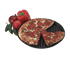 Pizza Pleezer Pizza Supplies Each Pizza Pleezer HS1032-CH 16" Microwavable Pizza Plate - Charcoal, Case of 12 | Denson CFE