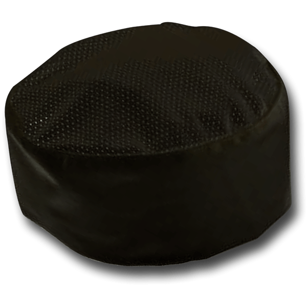 Premium Uniforms Essentials Each Premium Pill Box Cap with Mesh Top, Black - 1635(BLK) | Denson CFE