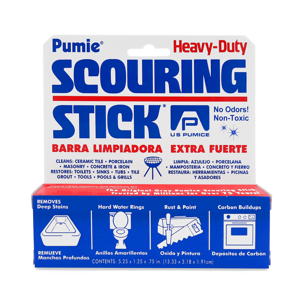 Pumie Unclassified Each Pumie HDW-12TF Heavy Duty Pumice Scouring Stick, 5.25x1.25x0.75 | Denson CFE