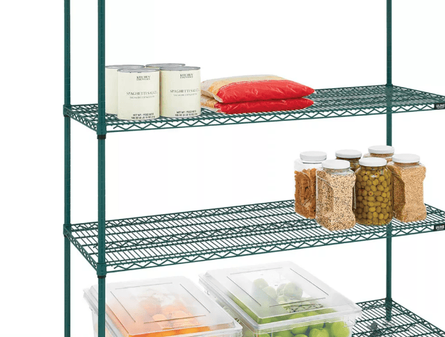 Quantum Storage Systems Storage & Transport Each / Green Quantum 2436P Wire Shelf 24" x 36" Green Coated Shelf | Denson CFE