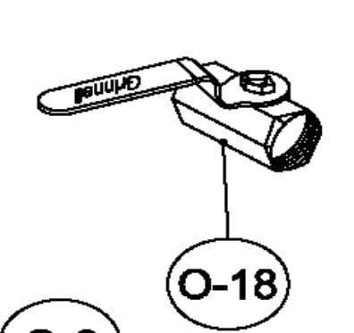 Quest Metal Products Plumbing Each Quest Metal Works 23-BVC10MV Drain Valve - 1" Ball Type - Steel | Denson CFE