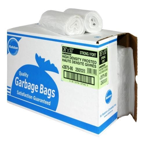 Ralston Canada Unclassified Case of 1000 2800 Series 282290 Utility Garbage Bags - 20 in x 22 in, Heavy Duty | Denson CFE