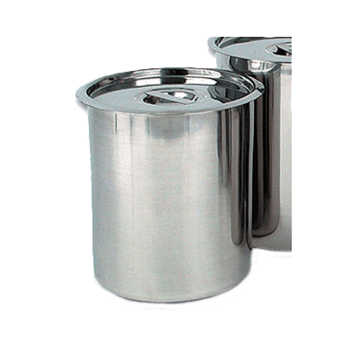 Royal Industries Cookware Each Bain Marie Lid, solid, 4-1/8" diameter, stainless steel, fo