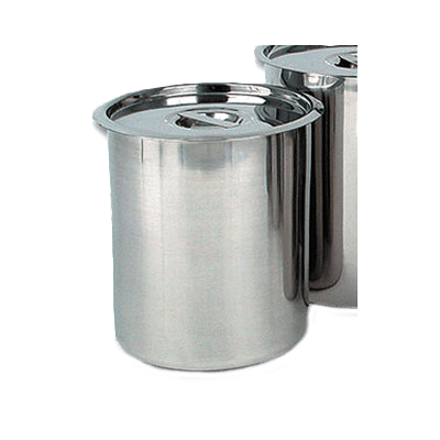 Royal Industries Cookware Each Royal ROY BM 1.25 C Bain Marie Lid, Solid Stainless Steel 4-1/8 inch Diameter | Denson CFE