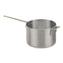Royal Industries Cookware Each Sauce Pan, 5 qt., straight sided, 6mm thick, heavy-duty, aluminu