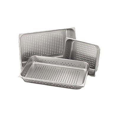 Royal Industries Food Pans Royal ROY STP 1202 P - Steam Table Pan, half size, perforated, 2-1/2" deep, 24 gauge