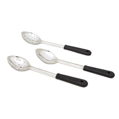 Royal Industries Kitchen Tools Each Basting Spoon, 13",L, solid, Bakelite handle, stainless stee