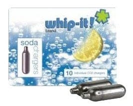 Royal Industries Smallwares Box Royal Industries SS CO2 Cartridge - Seltzer Charger, 10 Per Box | Denson CFE