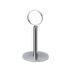 Royal Industries Unclassified Menu Holder, 4",H, ring style, stainless steel