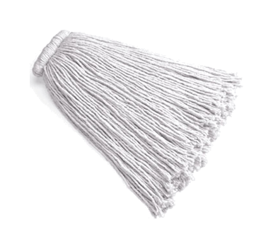 Rubbermaid Canada-MDS Essentials Each Rubbermaid Commercial FGF16600WH00 16 oz. Non-Launderable Cotton/Synthetic Cut-End Wet Mop Heads - White | Denson CFE