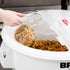 Rubbermaid Canada-MDS Essentials Each Rubbermaid FG9G7800WHT Round Flat Trash Can Lid - Fits Brute® 2632, White