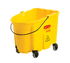 Rubbermaid Canada-MDS Essentials Each / Yellow Rubbermaid FG758088YEL WaveBrake Mop Bucket and Wringer - 35 qt, Yellow | Denson CFE