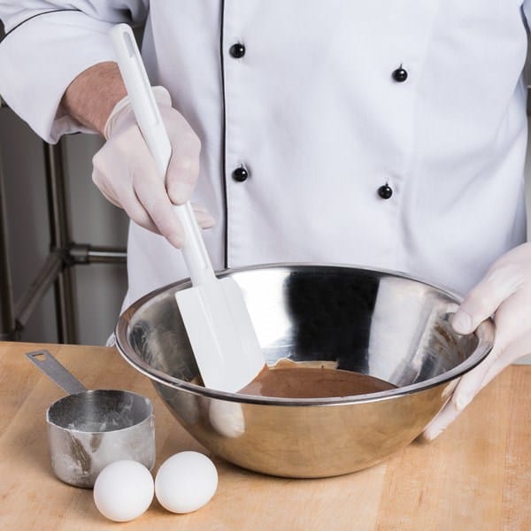 Rubbermaid Canada-MDS Smallwares Each Rubbermaid FG1901000000 9 1/2" Scraper Spatula - White | Denson CFE