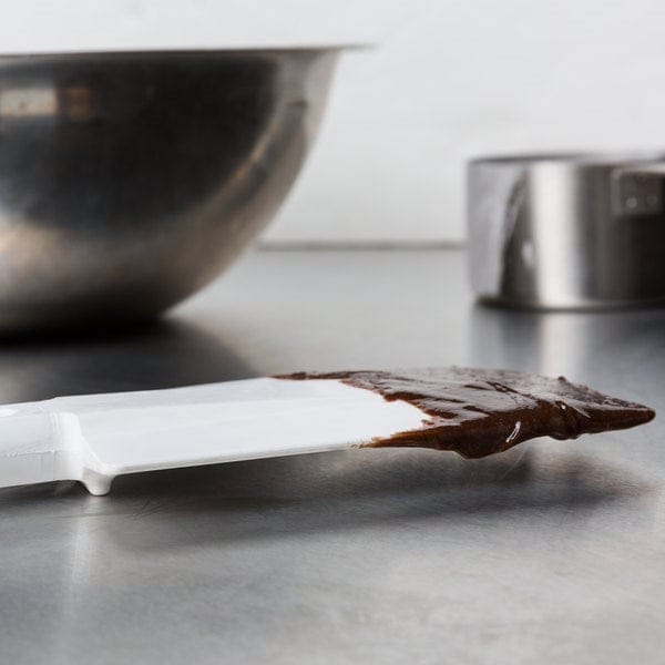 Rubbermaid Canada-MDS Smallwares Each Rubbermaid FG1905000000 13 1/2" Scraper Spatula - White, Dishwasher Safe, Clean-Rest Feature | Denson CFE