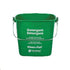 San Jamar Canada Essentials Each / Green San Jamar KP196GN 6 Qt. Green Cleaning Kleen-Pail | Denson CFE